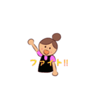 ランナー女子（個別スタンプ：37）