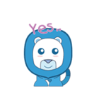 Blue Leon（個別スタンプ：40）