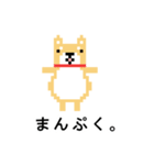 柴犬 ドット絵すたんぷ（個別スタンプ：31）