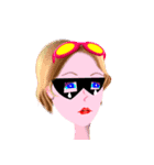 Sunglasses women（個別スタンプ：25）