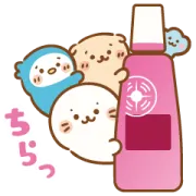 [無料LINEスタンプ] マイティア×しろたん 第2弾スタンプ