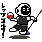 [無料LINEスタンプ] テーラーメイド ゴルフ