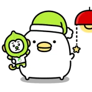 [無料LINEスタンプ] 動く★うるせぇトリ × LINEMO