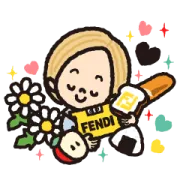 [LINEスタンプ] 「シルヴィア・アンド・ザ・バゲット」