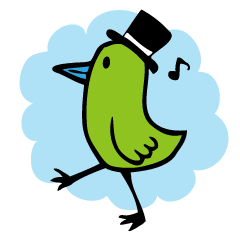 [LINEスタンプ] Little green bird