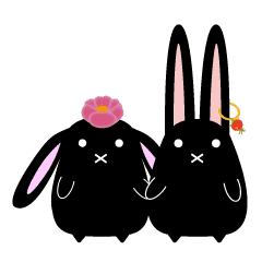 [LINEスタンプ] twins lapin