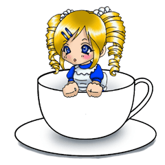 [LINEスタンプ] Teacup Maids