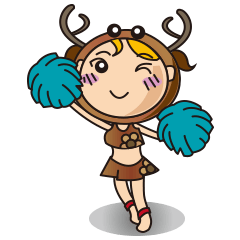 [LINEスタンプ] Sunny: Deer Edition