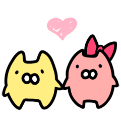 [LINEスタンプ] ぬこぬこ