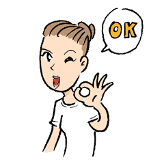 [LINEスタンプ] Mary is a northeast girl.