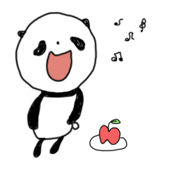 [LINEスタンプ] "muu" of panda