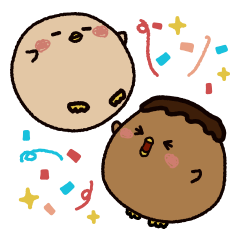 [LINEスタンプ] つくねちゃんとしおっち