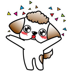 [LINEスタンプ] Ung Ung the dog
