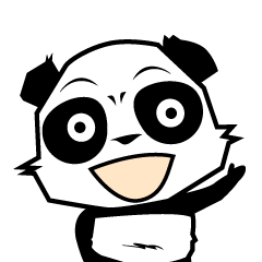 [LINEスタンプ] Sugoi panda