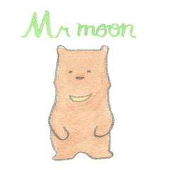 [LINEスタンプ] Mr moon