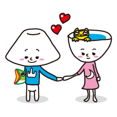 [LINEスタンプ] はるくん＆ルナコさん