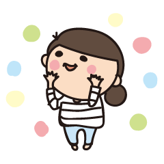 [LINEスタンプ] わたしちゃん