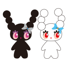 [LINEスタンプ] ポポンとポンポポ