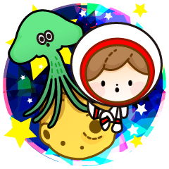 [LINEスタンプ] 宇宙くん