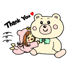 [LINEスタンプ] チビ姫とクマくん