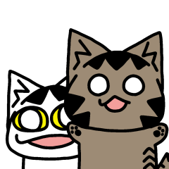 [LINEスタンプ] チビ坊とタマヲ