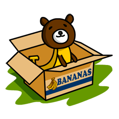 [LINEスタンプ] Banana Bear