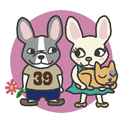 [LINEスタンプ] バブー＆プーニ