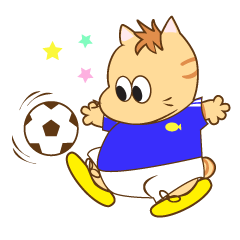 [LINEスタンプ] Amazing Cats Football