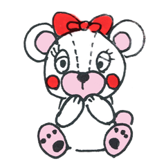 [LINEスタンプ] 白熊ちゃんの日常