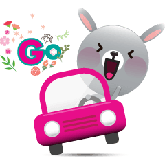 [LINEスタンプ] Playful Rabbit