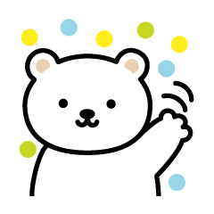 [LINEスタンプ] しろくまのまいにち