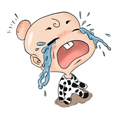 [LINEスタンプ] 子ども少ない気質 (THAI)