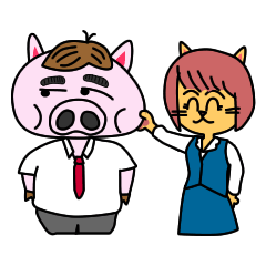 [LINEスタンプ] にくじる君！（サラリーマンにくじる君）