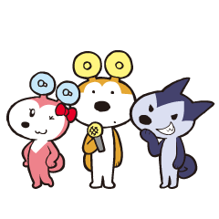 [LINEスタンプ] AABマスコットキャラクター