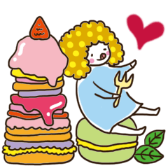 [LINEスタンプ] Eat Meet