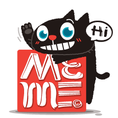 [LINEスタンプ] MEME CAT [EN]