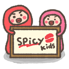 [LINEスタンプ] Spicy Kids