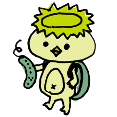 [LINEスタンプ] まぼろしのカッパくん