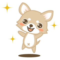 [LINEスタンプ] かわ犬 チワワの画像（メイン）