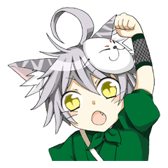 [LINEスタンプ] こねこの忍者ごっこ