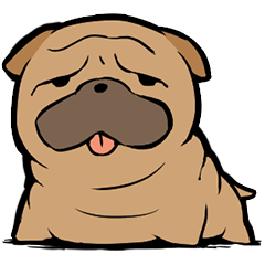 [LINEスタンプ] 犬です。ぶるたんです。