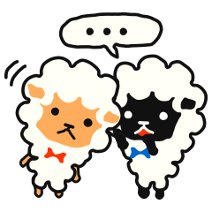 [LINEスタンプ] 羊のメー＆リーさん