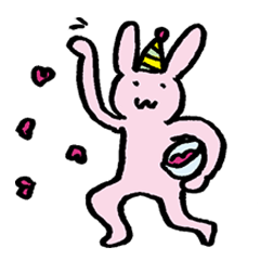 [LINEスタンプ] おちょくりうさぎ