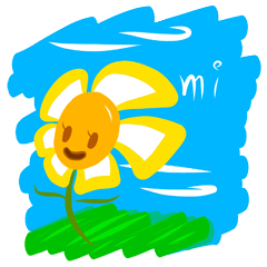 [LINEスタンプ] Little Flower Mi