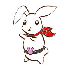 [LINEスタンプ] 月のうさぎ