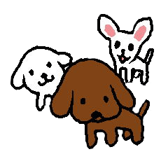 [LINEスタンプ] 俺の犬達