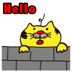 [LINEスタンプ] Hello Neko Oyaji