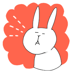 [LINEスタンプ] うさはしさんの日常