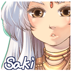 [LINEスタンプ] saki's illustration