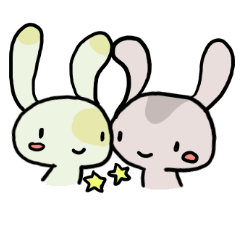 [LINEスタンプ] ねばうさぎのあれこれ